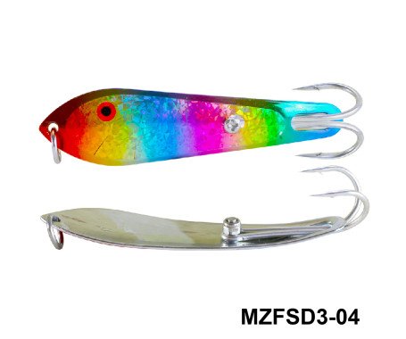 AQUA MARINE - Fishing Spoon with Double Hooks - (Size: 3)